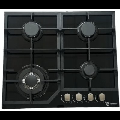 Газовая варочная поверхность т.м. SCHTOFF, H 6034 C30 IS Black
