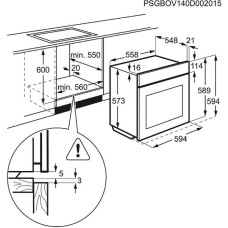 Электрический духовой шкаф Electrolux EOB53434AX