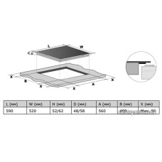 Электрическая панель Weissgauff HVF 431 B
