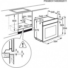 Духовой шкаф Electrolux EOB95551AK
