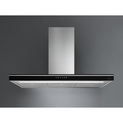 Вытяжка Falmec Design LUCE 90 inox vetro nero (800)