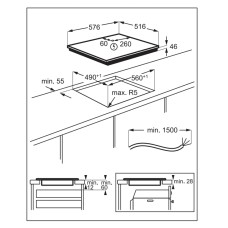 Индукционная панель Electrolux IPE6440KX