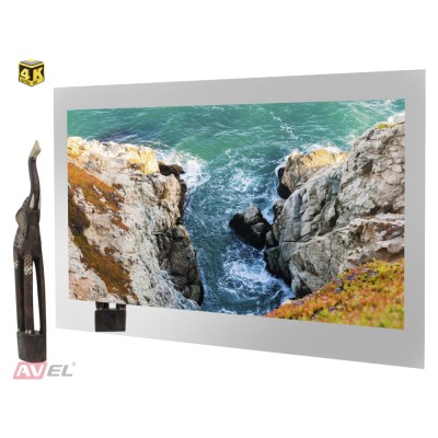 Встраиваемый AVEL AVS655SM телевизор в зеркале Ultra HD (4K) LED (Magic Mirror)