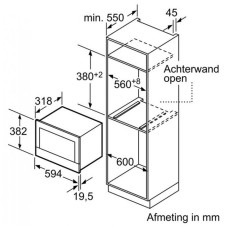 Микроволновая печь встраиваемая Siemens BF634LGS1