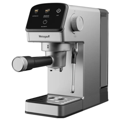 Рожковая кофеварка Weissgauff WCM-240 DBx Cappuccino ColorTouch